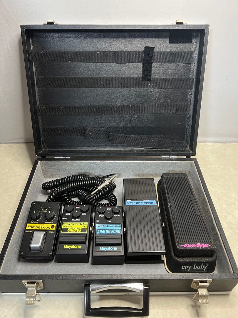 【希少】ギター COMPRESSOR エコー コーラス ボリュームペダル
