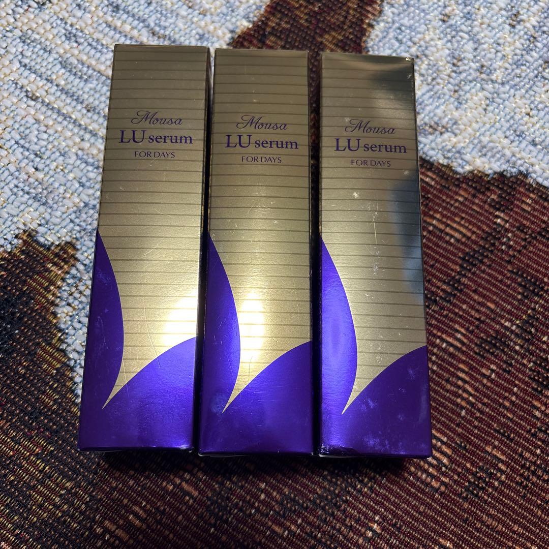 [お買い得]新品未使用 ムーサ LUセラムev 50g 美容液 3本セット