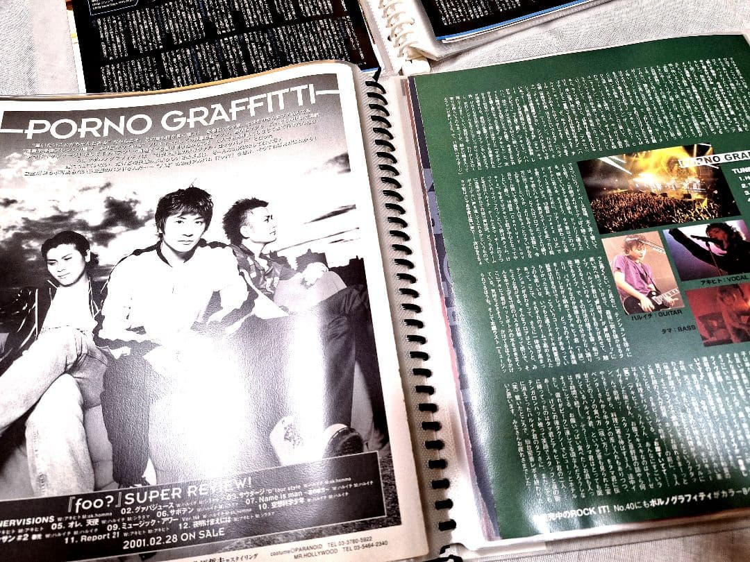 入手困難⭐ポルノグラフィティ切り抜き雑誌セット 1999年～一式 掘り出し物有