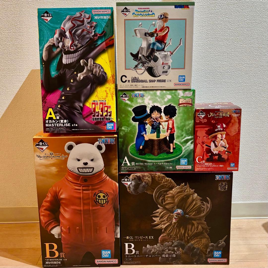 一番くじ　ワンピース•ドラゴンボール•ダンダダン　まとめ売りセット