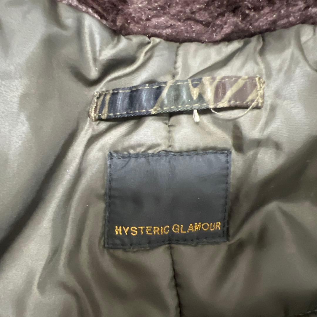 HYSTERIC GLAMOUR 名作プリマロフトN-2B 迷彩柄ミリタリー