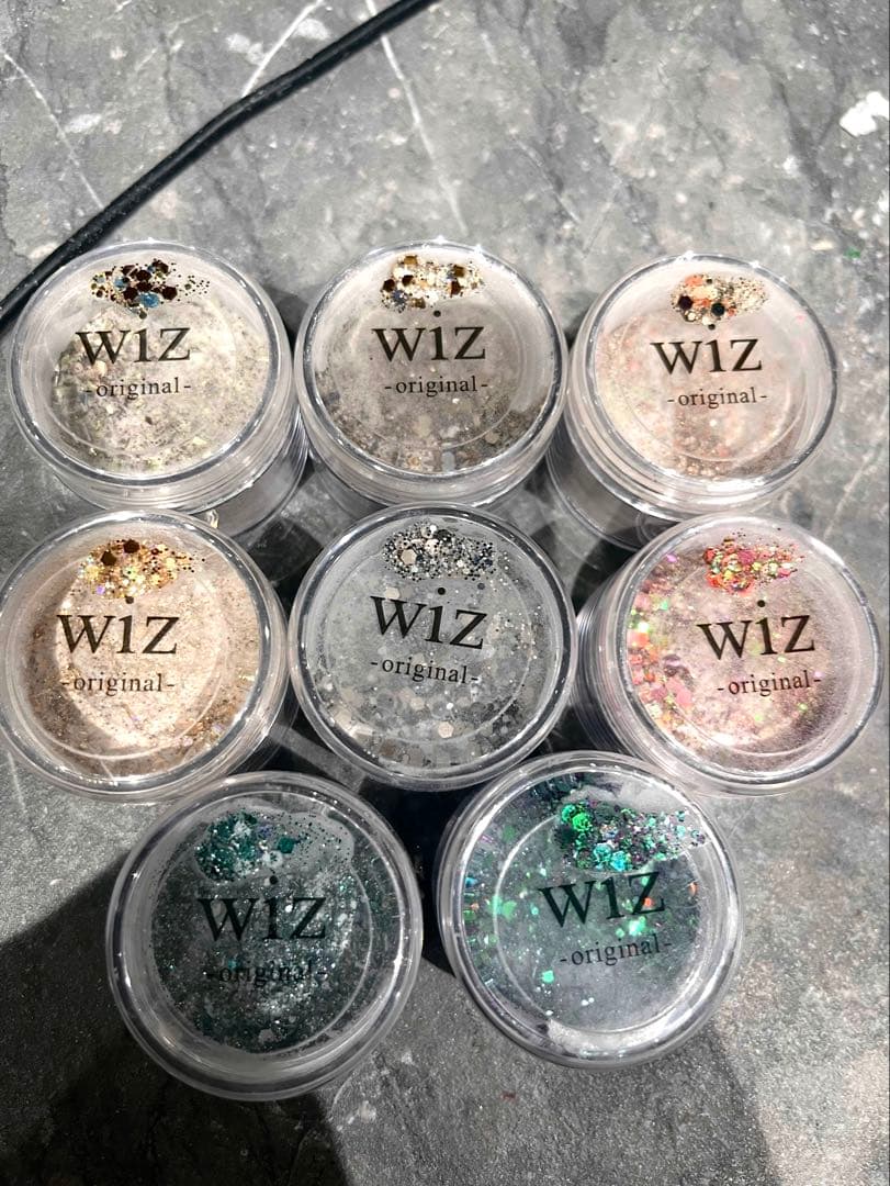 WIZ ネイルアクリルパウダー8個セット