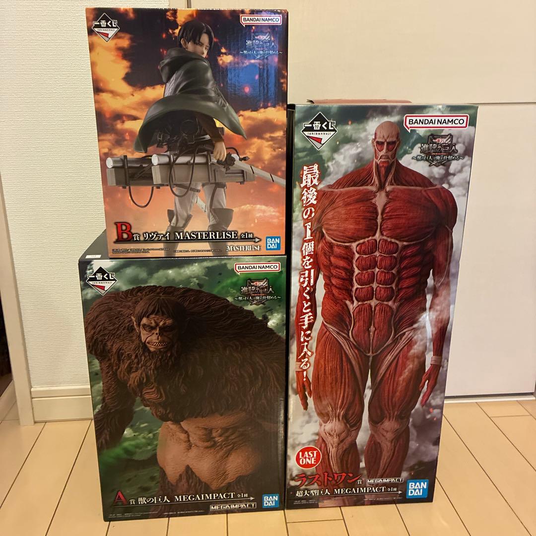 一番くじ 進撃の巨人　A賞 B賞 ラストワン賞　ポスター　14枚セット