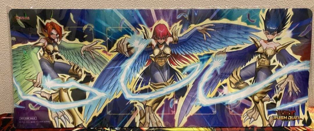 ハーピィ　ハーピィ三姉妹　プレイマット　ラッシュデュエル