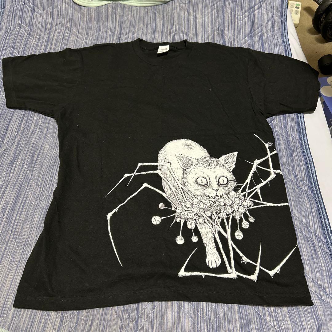 プレミア品 伊藤潤二 ギャロン Tシャツ ブラック Lサイズ ホラー漫画