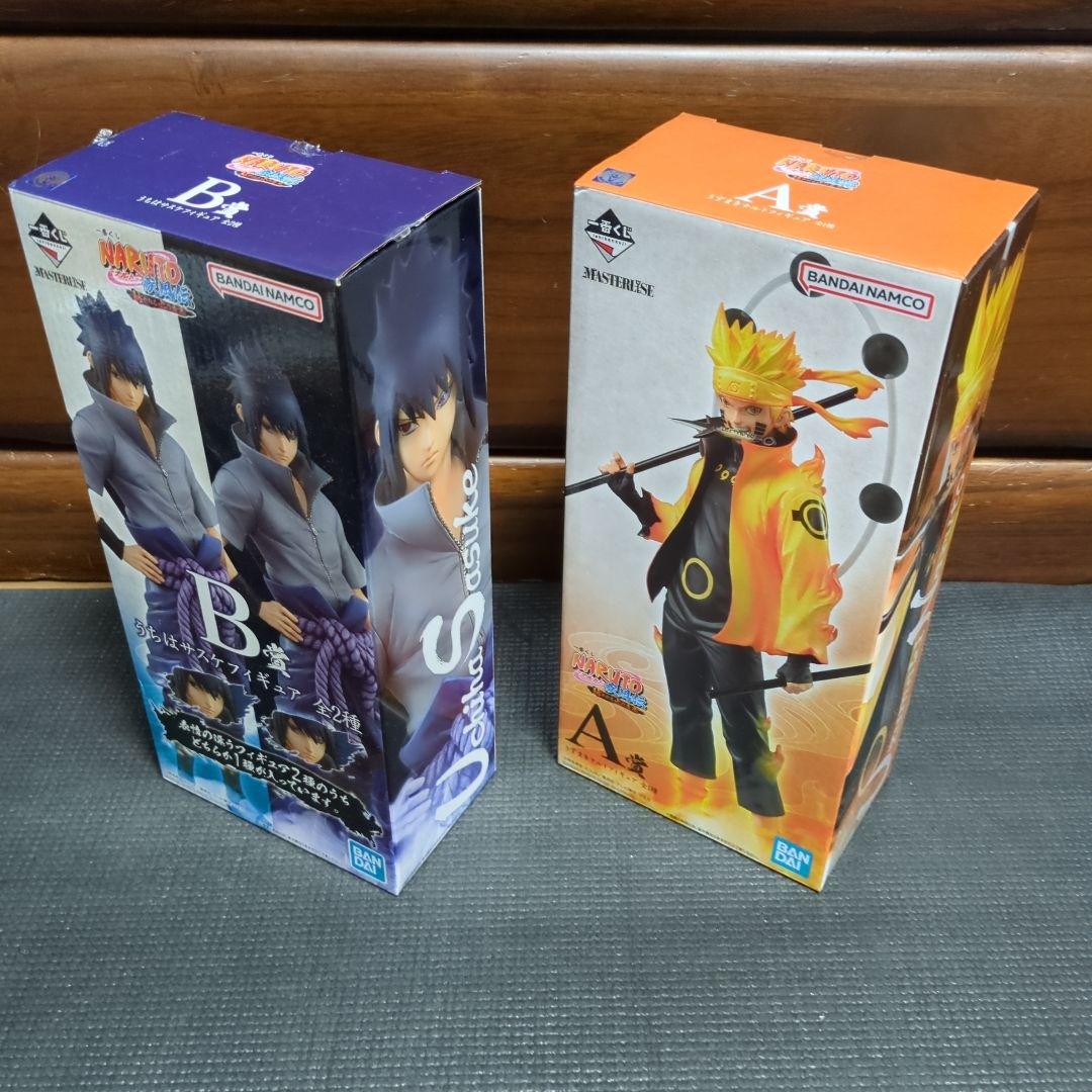 一番くじ　NARUTO　紡がれる火の意志　A賞ナルト B賞サスケ