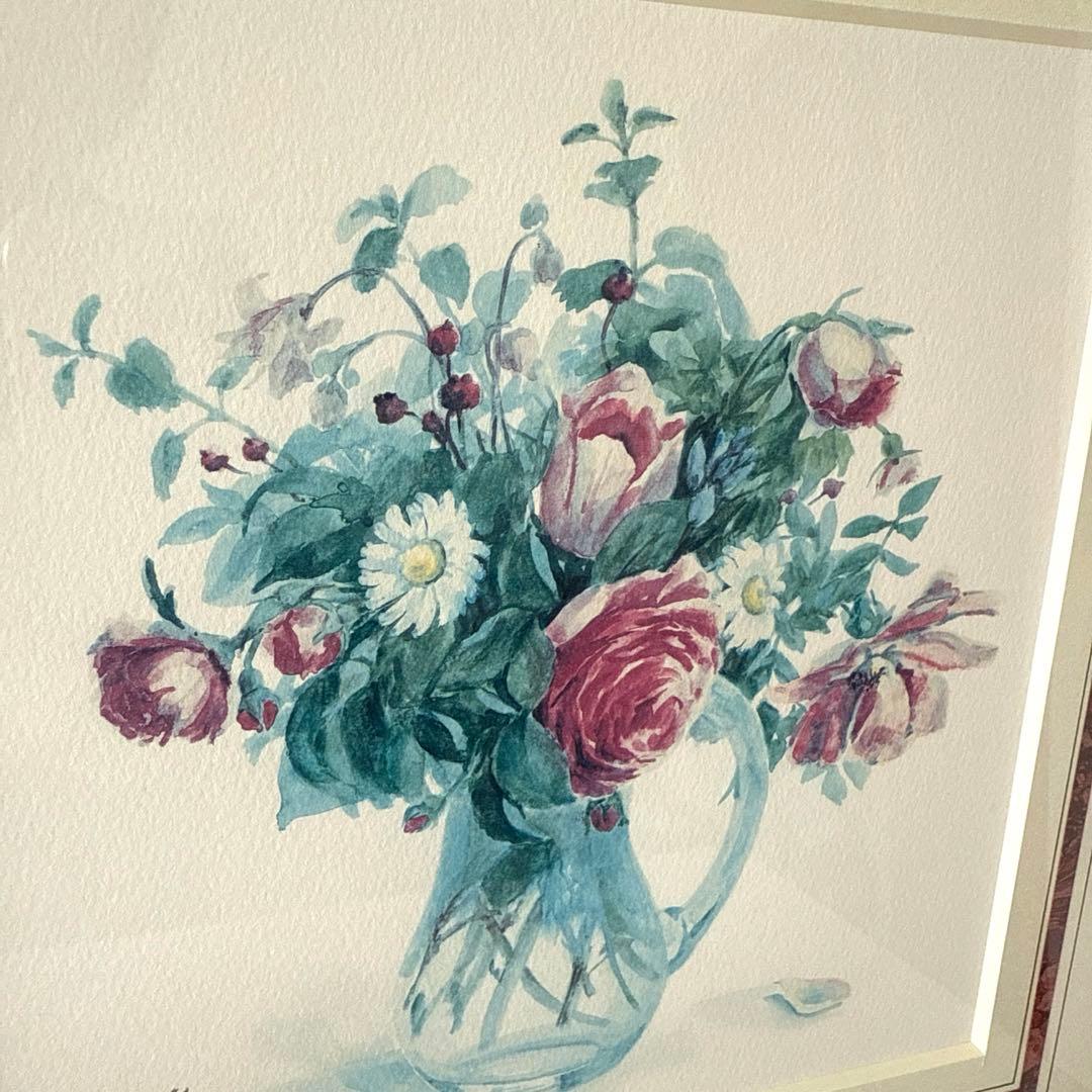 橋本不二子 水彩画 アンティークフレーム - メルカリ