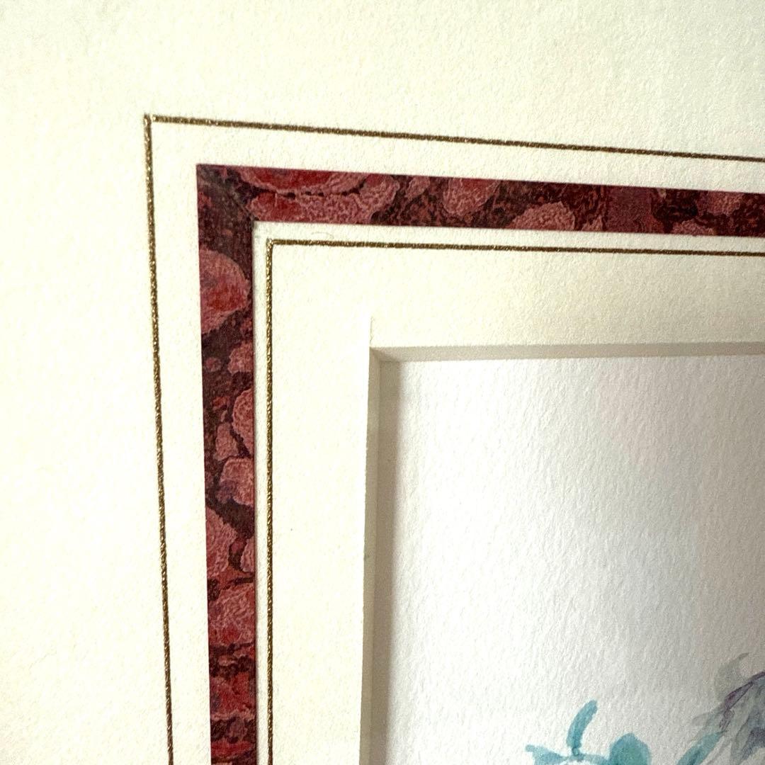 橋本不二子 水彩画 アンティークフレーム - メルカリ