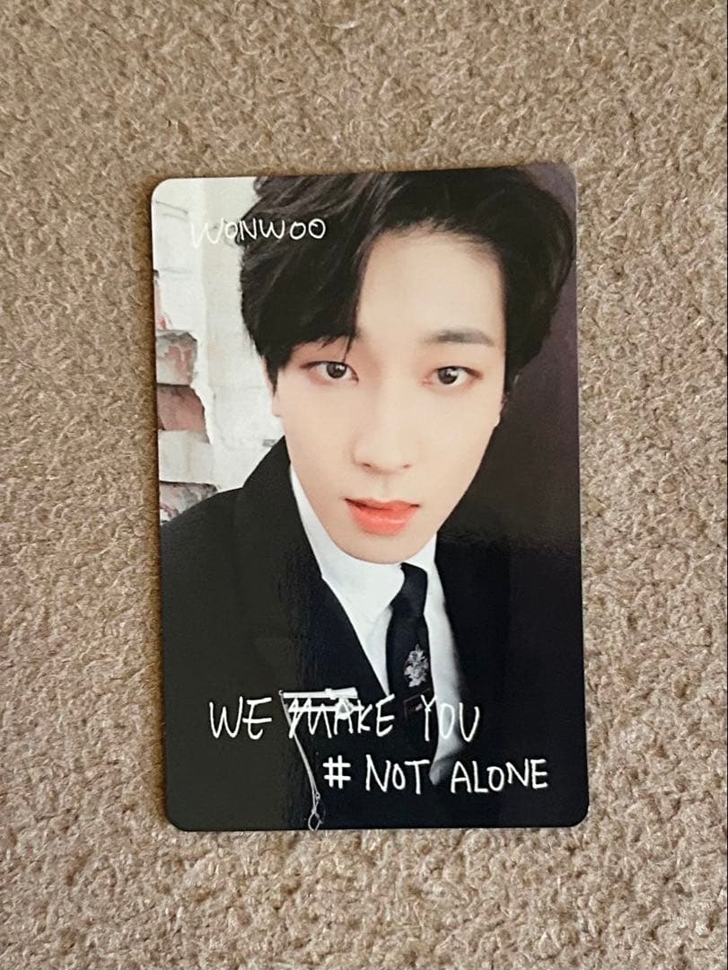 SEVENTEEN Wonwoo ウォヌ サイン入りカード - メルカリ