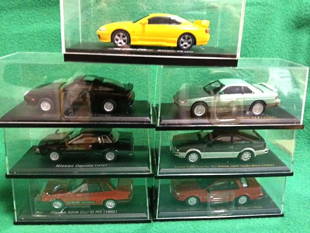 美品日産1/43シルビア、ガゼール、180SX 7台セット