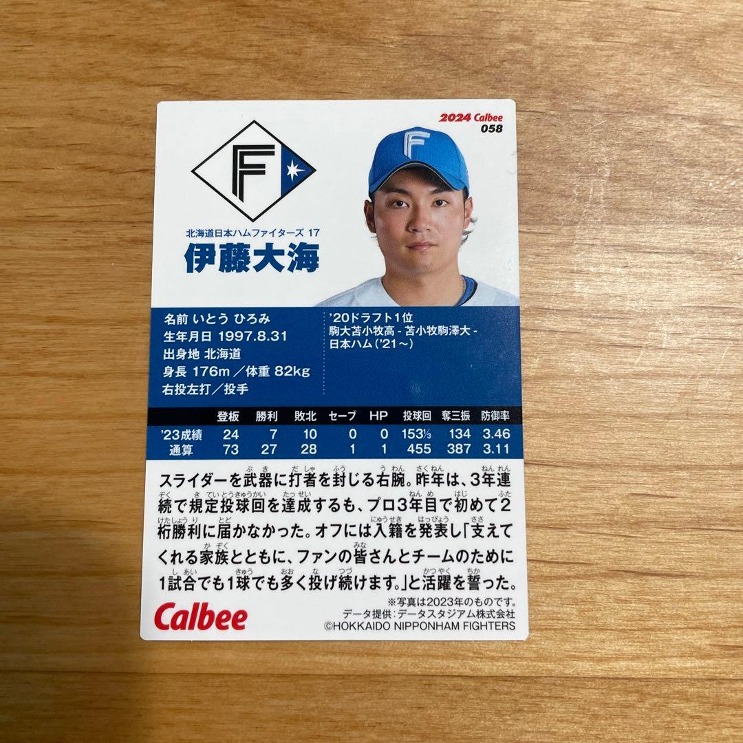 プロ野球チップス エラーカード 伊藤大海 - メルカリ