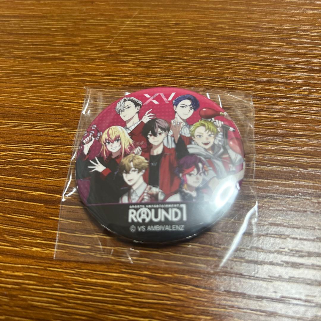 ビバレン XlamV ラウンドワン ラウワン コラボ 缶バッジ レオン