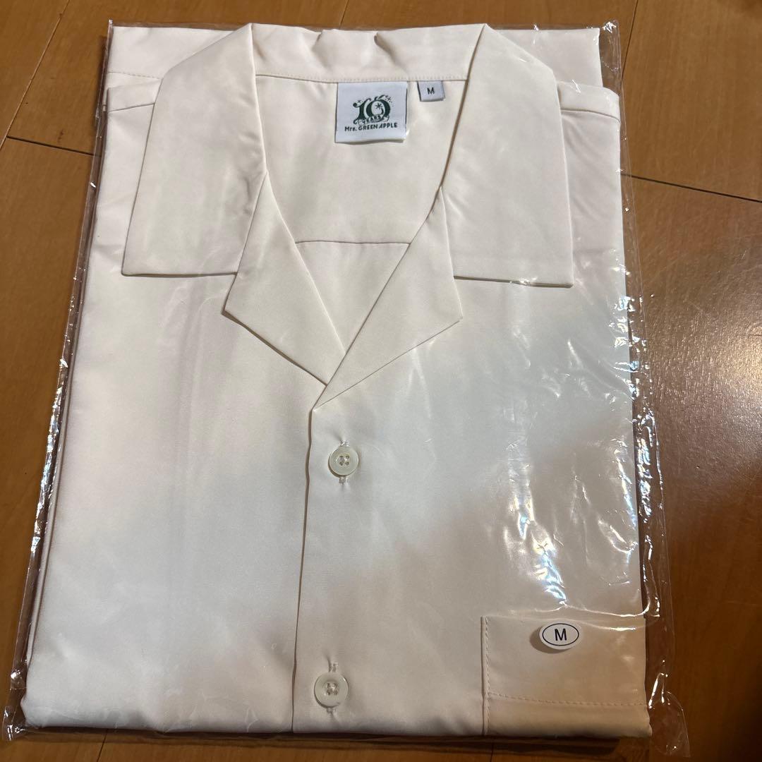 新品 Mrs.GREEN APPLE オープンカラーシャツ オフホワイトMサイズ