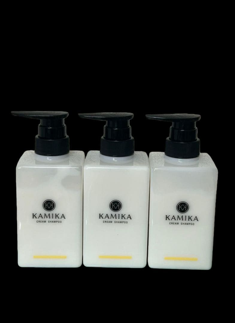 KAMIKAカミカクリームシャンプー ベルガモットジャスミンの香り３本