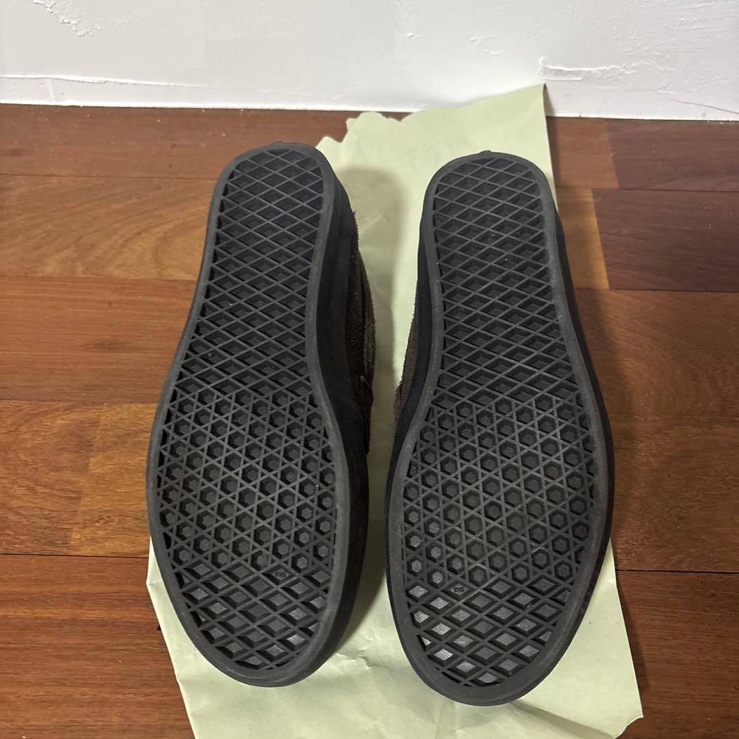 27.5cm VANS バンズ スエード ローファー ダークブラウン
