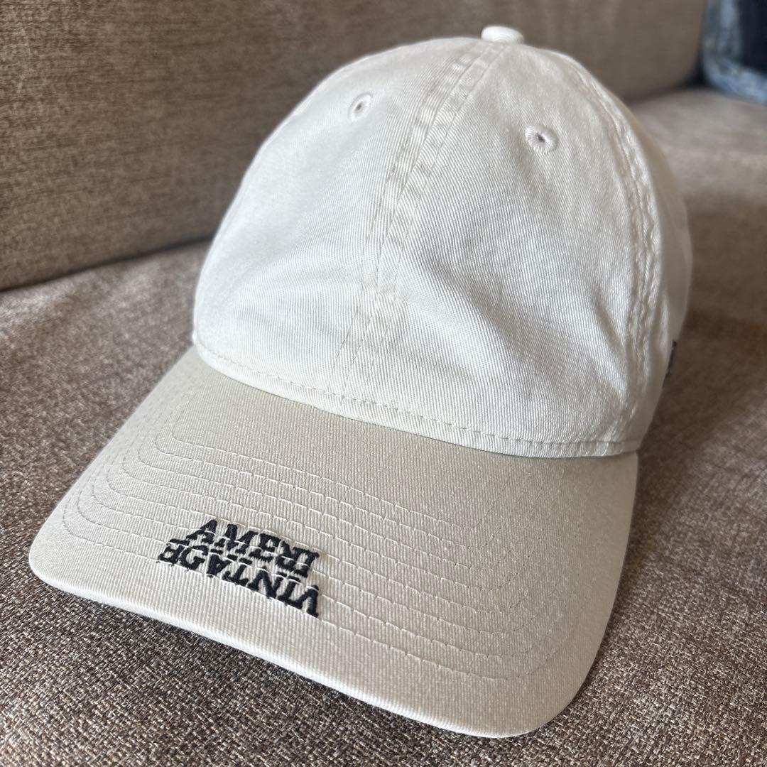 NEW ERA×Ameri BASIC LOGO CAPホワイト