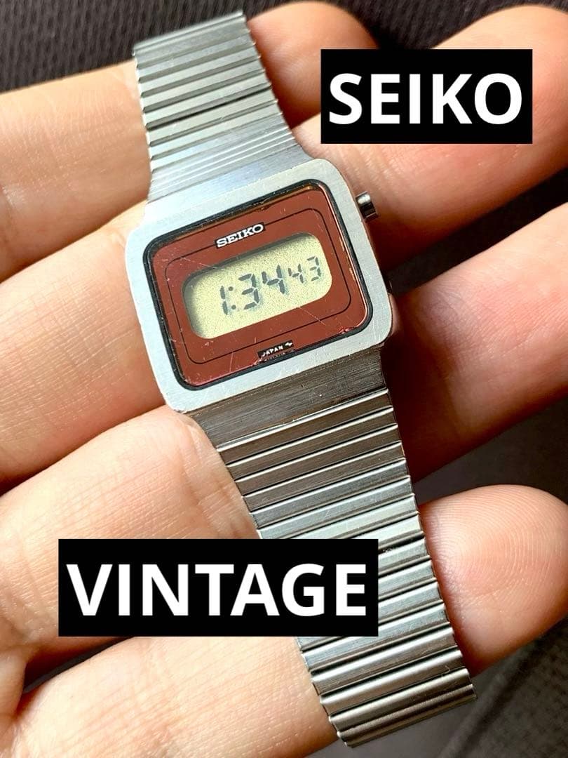 seiko セイコー　vintage デジタル時計　レトロ　希少