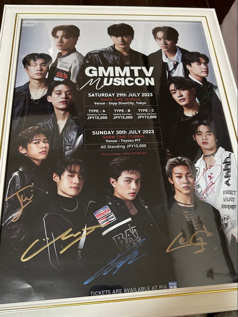 gmmtv musicon サイン入りポスター Gemini LYKN - メルカリ