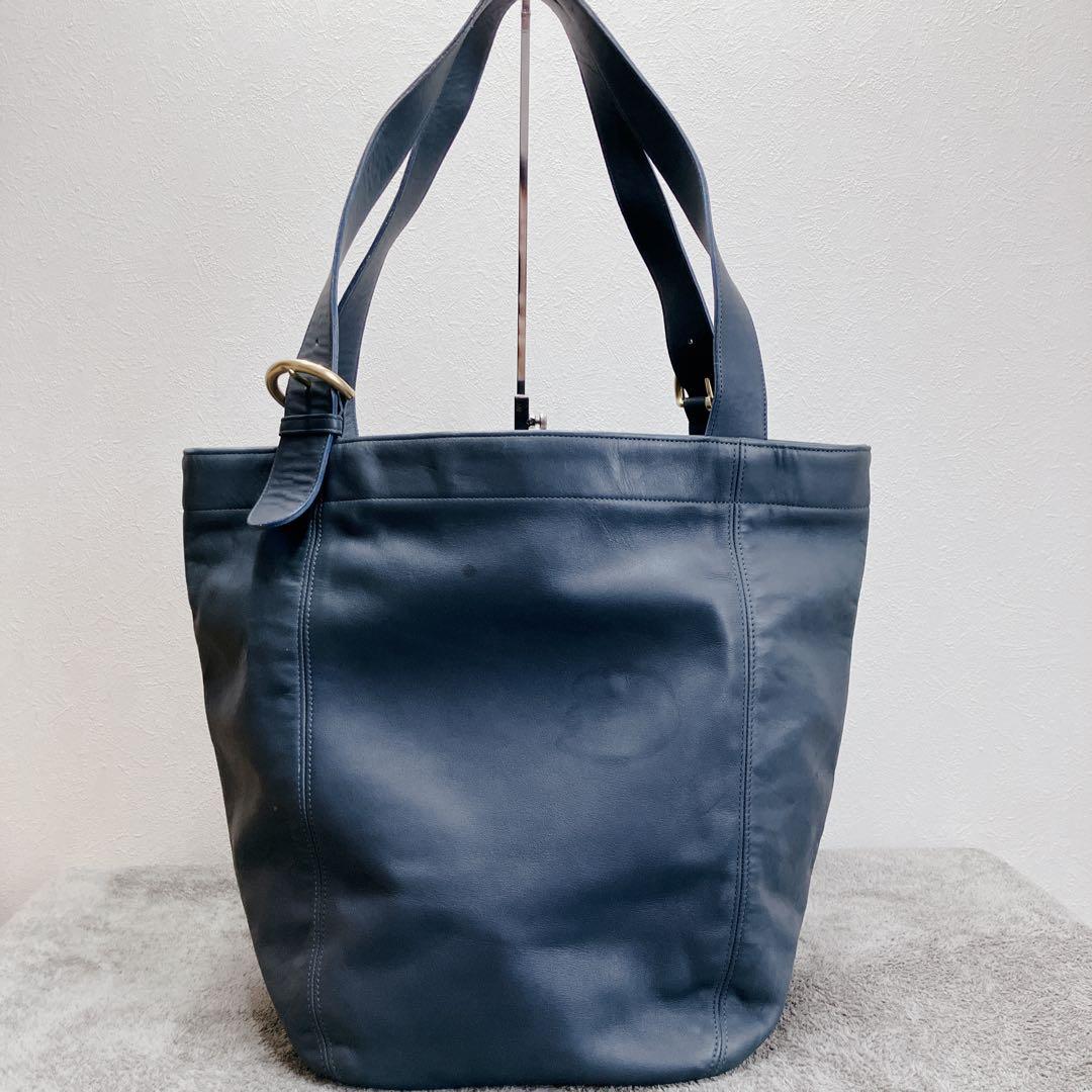 オールドコーチ　コーチ　coach ショルダー　バッグ　レザー　濃紺　ネイビー