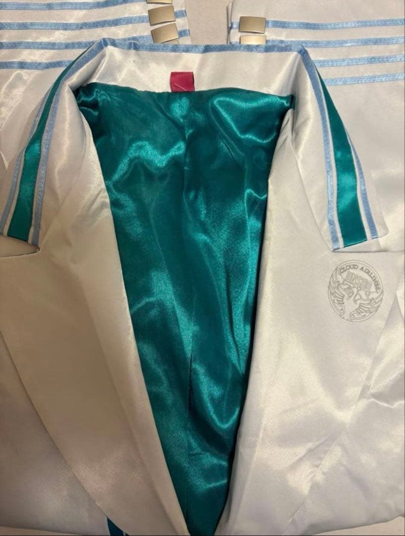 刀剣乱舞 雲生 コスプレ衣装 送料無料】 白×水色×緑 衣装セット 雲生