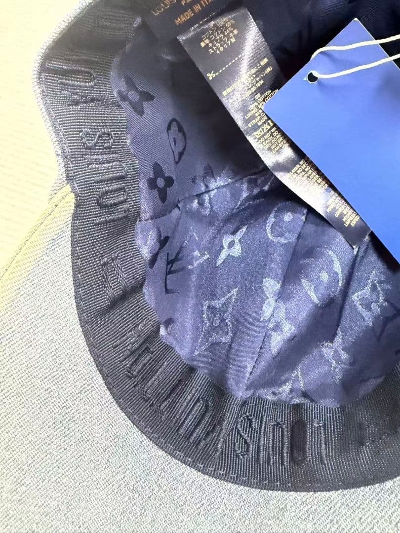 極美品 男女兼用 LV ウォッシュドデニム ベースボールキャップ - メルカリ