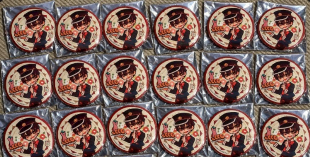 地縛少年花子くん 花子くん お茶会 アニメガ 缶バッジ 18個