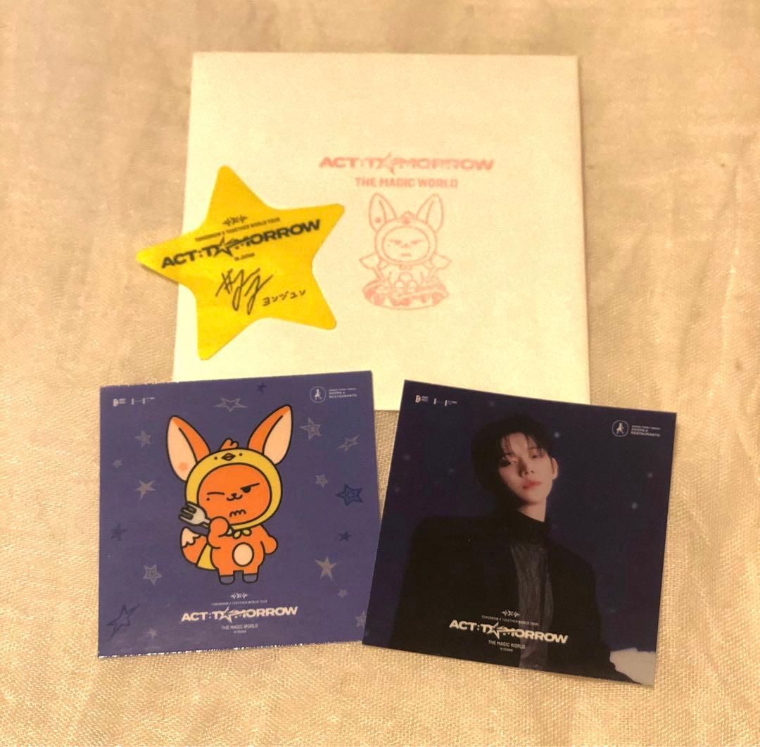 txt♡グランフロント ヨンジュン＆ファンチュン ステッカー☺︎ - メルカリ