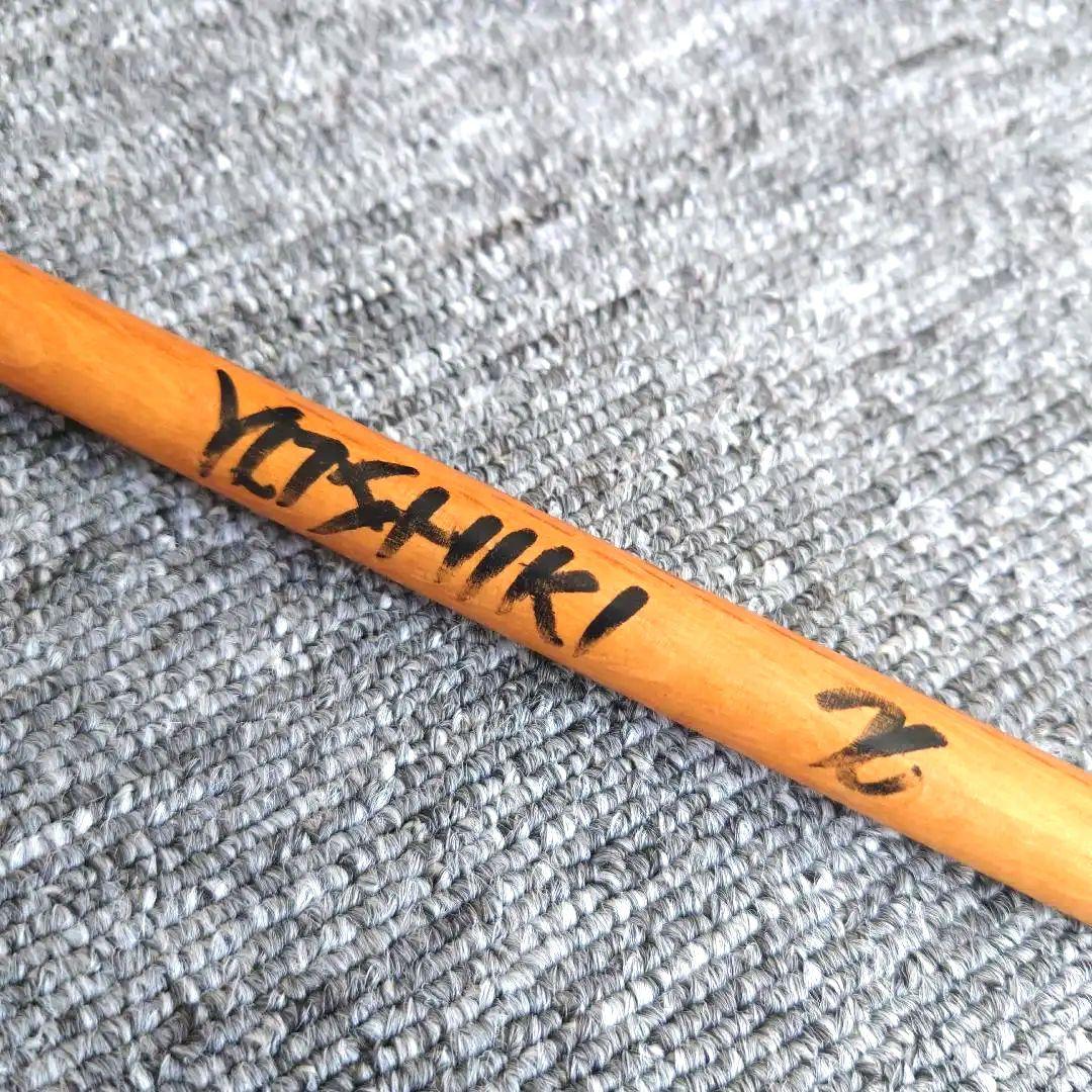 X JAPAN yoshiki ドラムスティック サイン