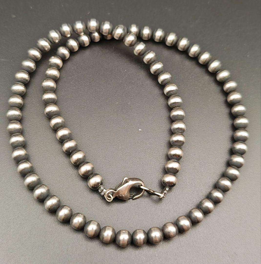 インディアンジュエリーナバホパールネックレス◎sterlingsilver925 Indian Jewelry インディアンジュエリー ナバホパール ネックレス