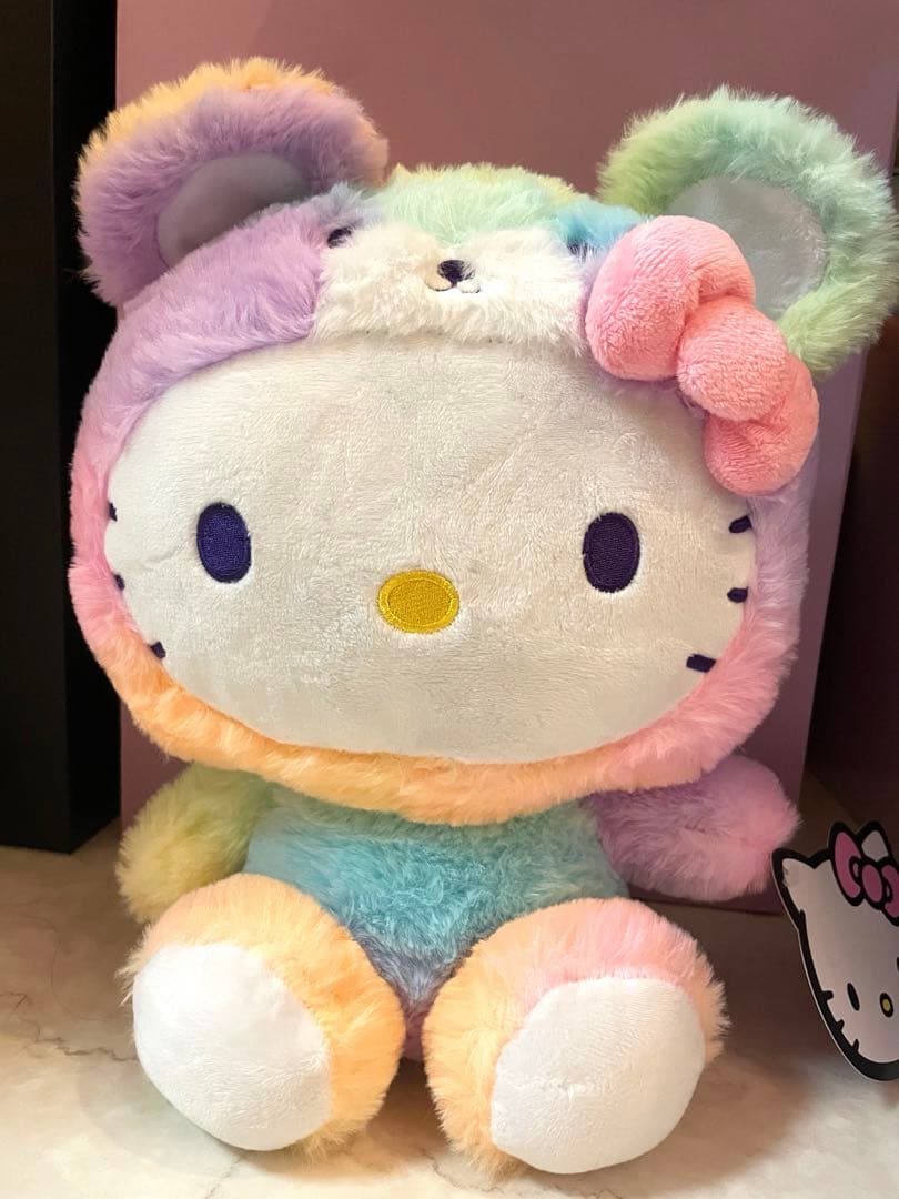 公式】レインボーシャーベットベア ハローキティぬいぐるみ12インチ