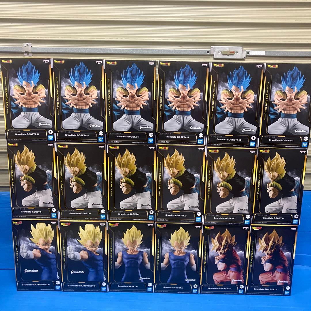 グランディスタ 孫悟空　ベジータ ゴジータ 18点セット ドラゴンボール DRAGONBALL grandista グランディスタ 悟空 ベジータ