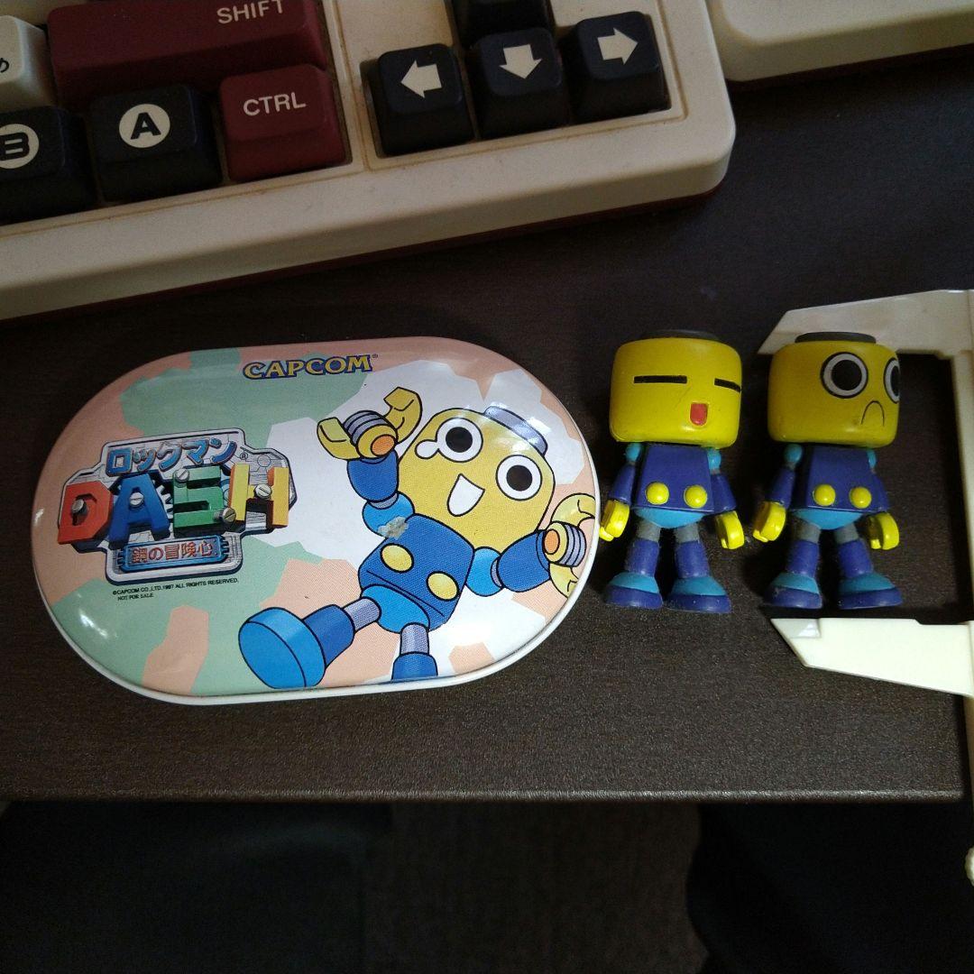 ロックマンDASH　バンドエイド　缶　コブン　フィギュア SRカプコン リアルフィギュアコレクションパート2 ロックマンダッシュ