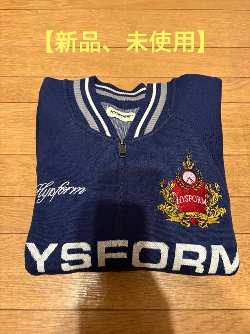 ミュージシャン HYSFORM COAT OF ARMS KNIT JACKET