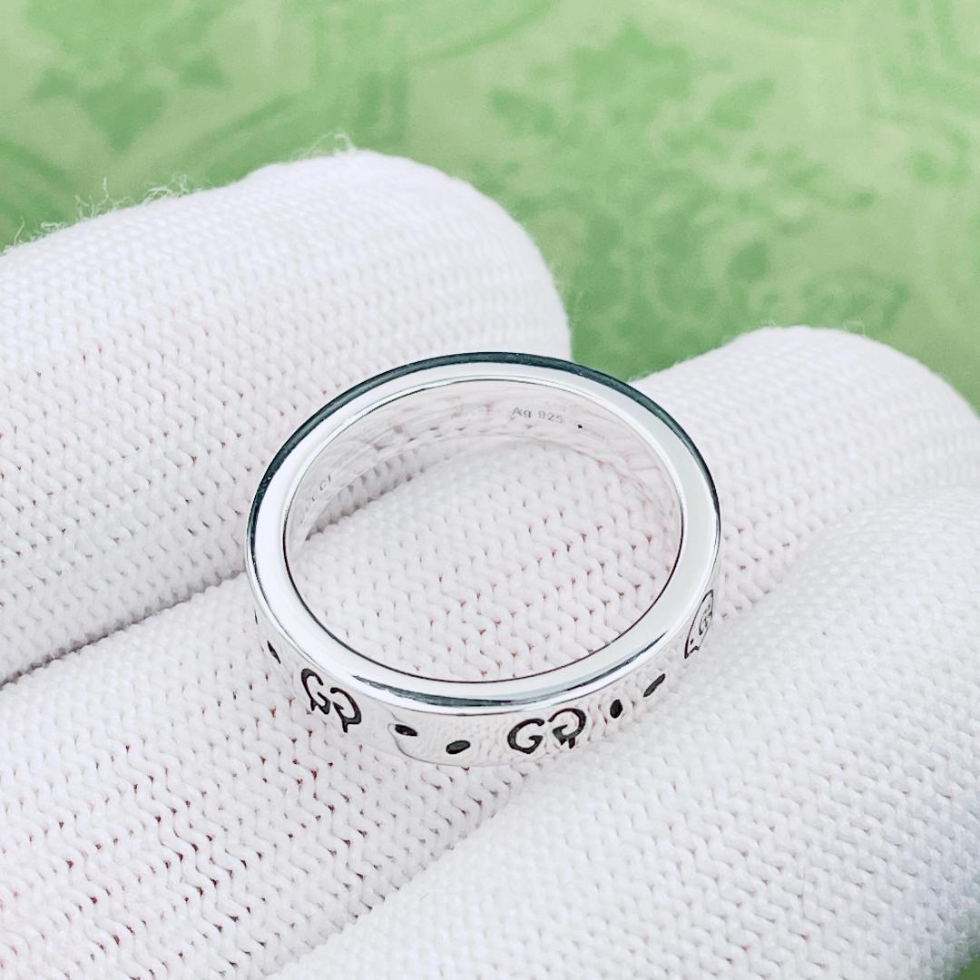 ◇グッチ◇ 新品仕上済 ゴースト リング Ag925 シルバー 刻印16 15号