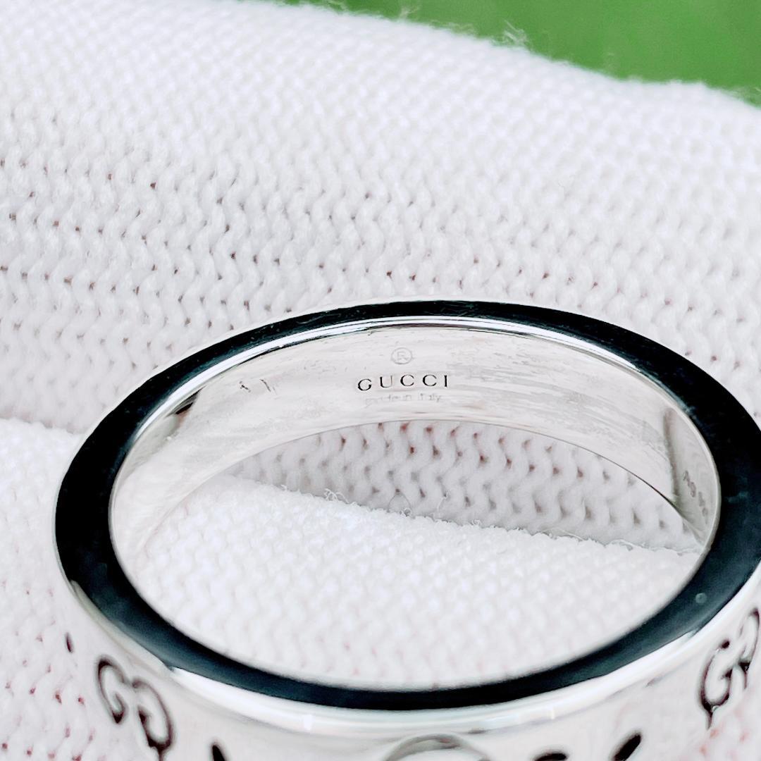 ◇グッチ◇ 新品仕上済 ゴースト リング Ag925 シルバー 刻印16 15号