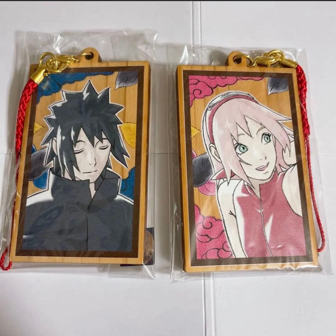 NARUTO J-WORLD 木札ストラップ　サスケ　サクラ NARUTO ラバーストラップ セット サスケ、サクラ、カカシ - メルカリ