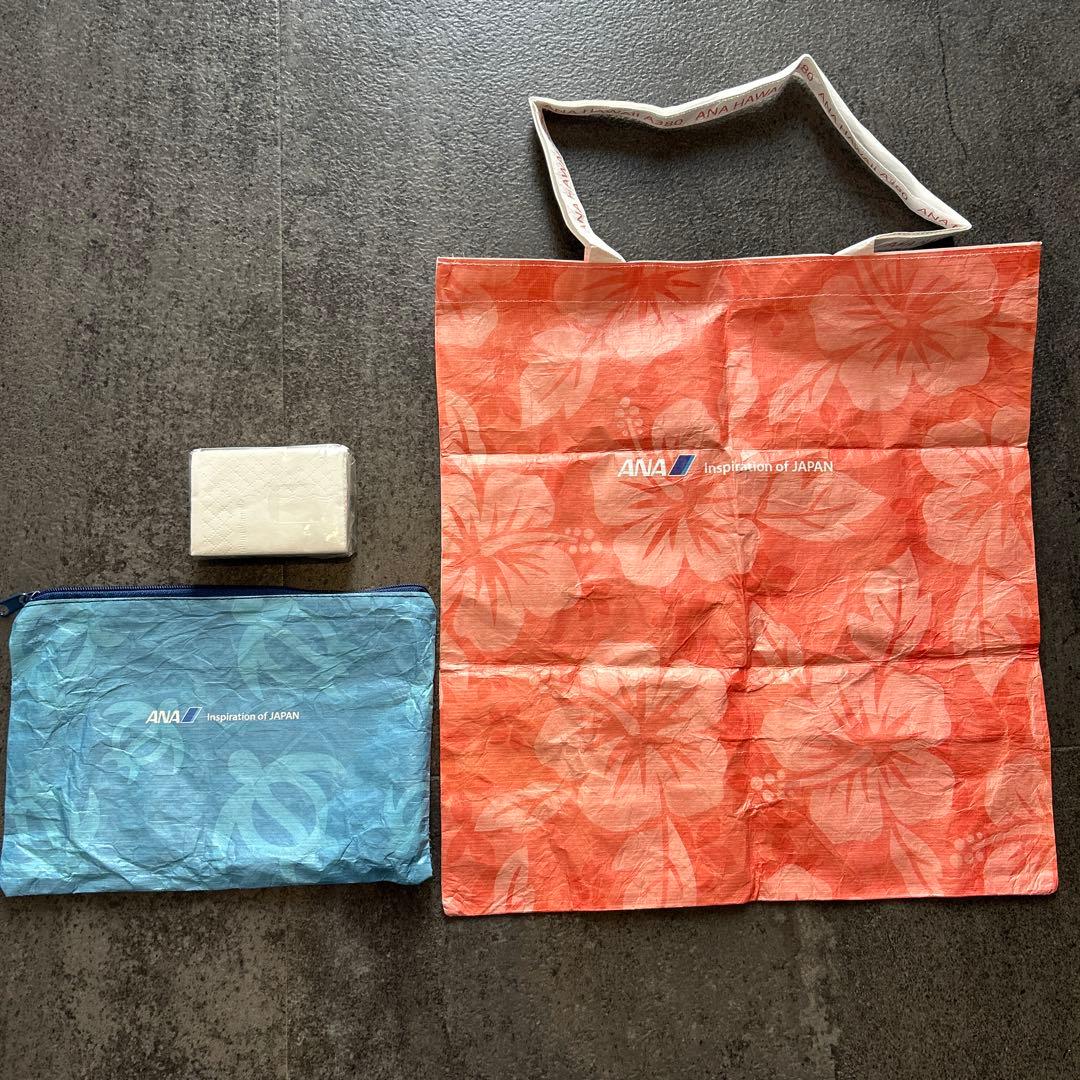⭐︎非売品⭐︎ANA フライングホヌ プレエコHAWAII アメニティ4個