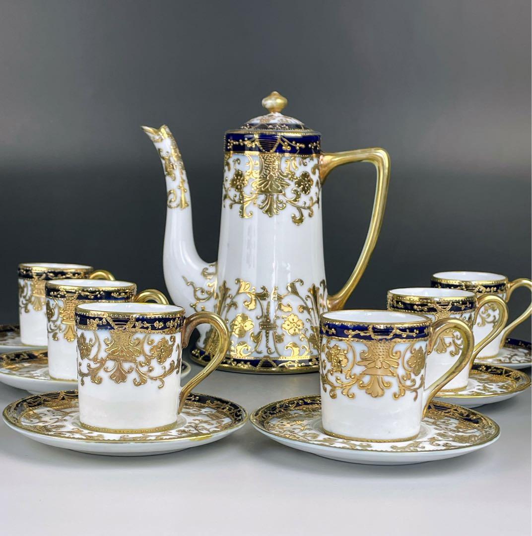 【専用】オールノリタケ デミタスセット ティーポット カップ ソーサー2客セット 2026年最新】ノリタケ デミタス カップ＆ソーサー 客の人気アイテム