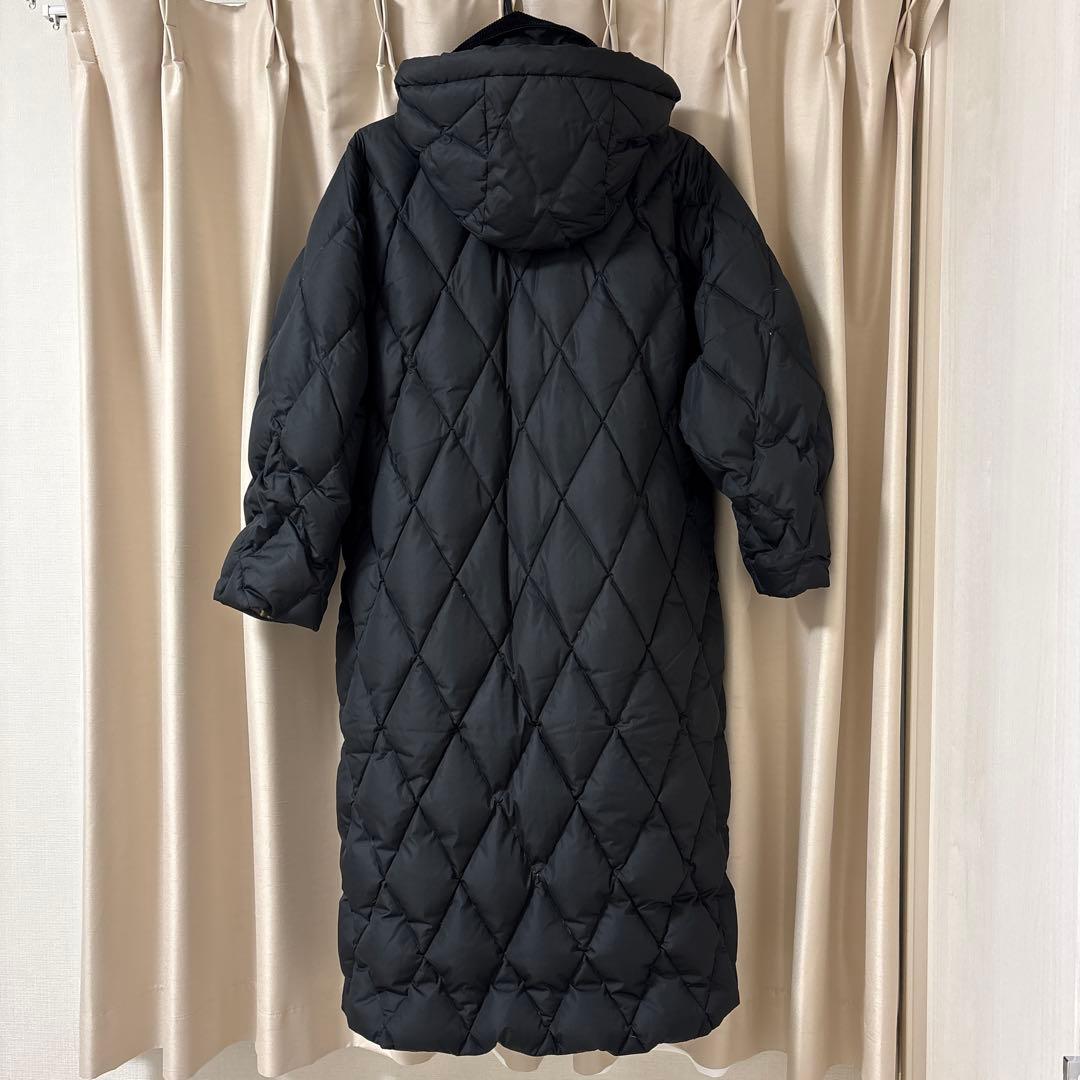 Barbour Yasminキルティング ダウン ジャケット ロング タグ有り