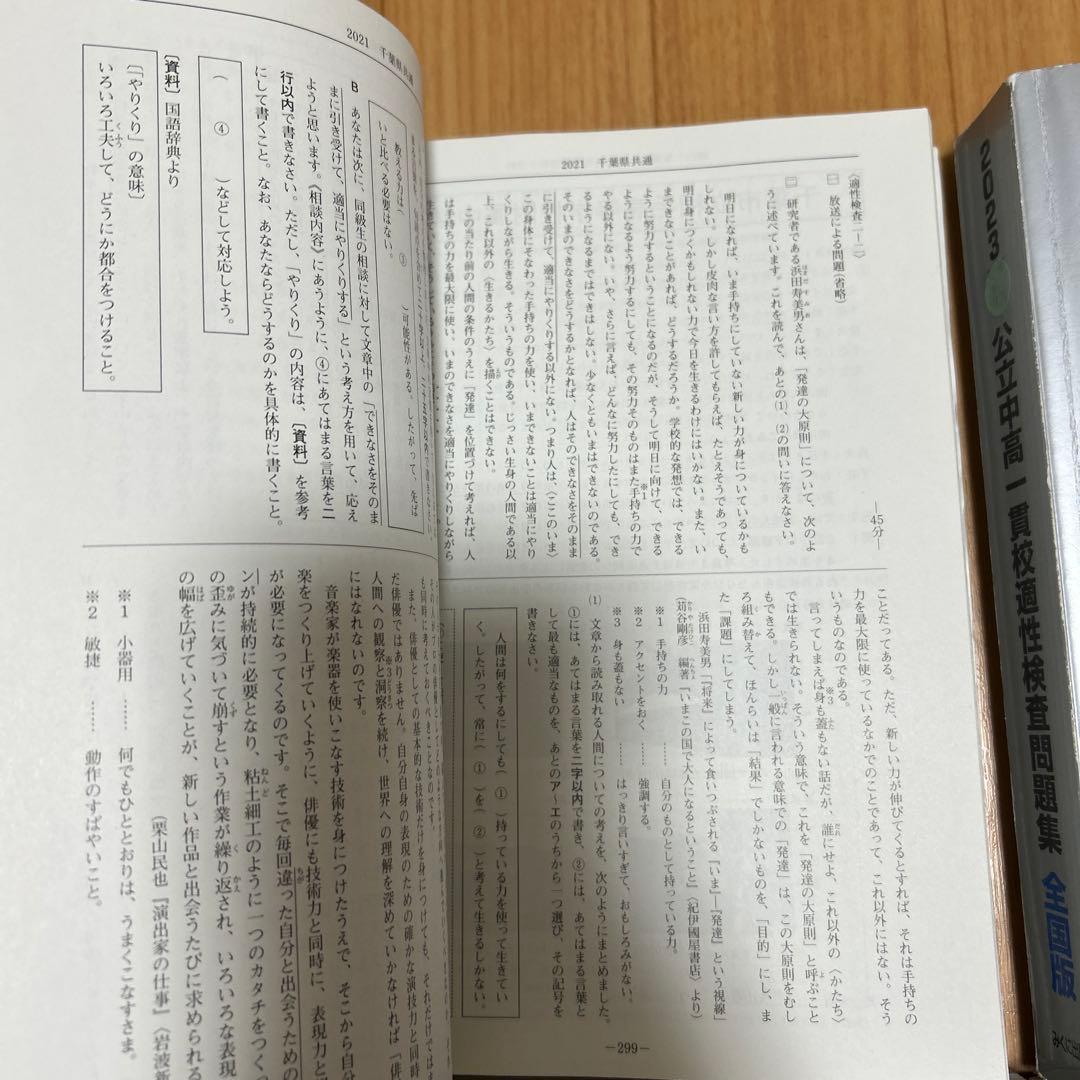 銀本2026•2025•2023・2022】公立中高一貫校適性検査問題集 全国 - メルカリ