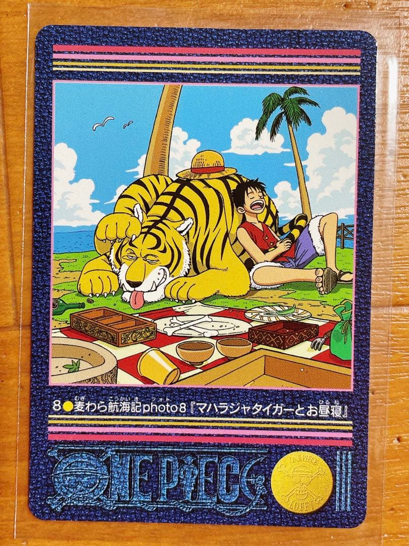 ワンピース ビジュアルアドベンチャー カード 8 ルフィ 初期 原作 2000