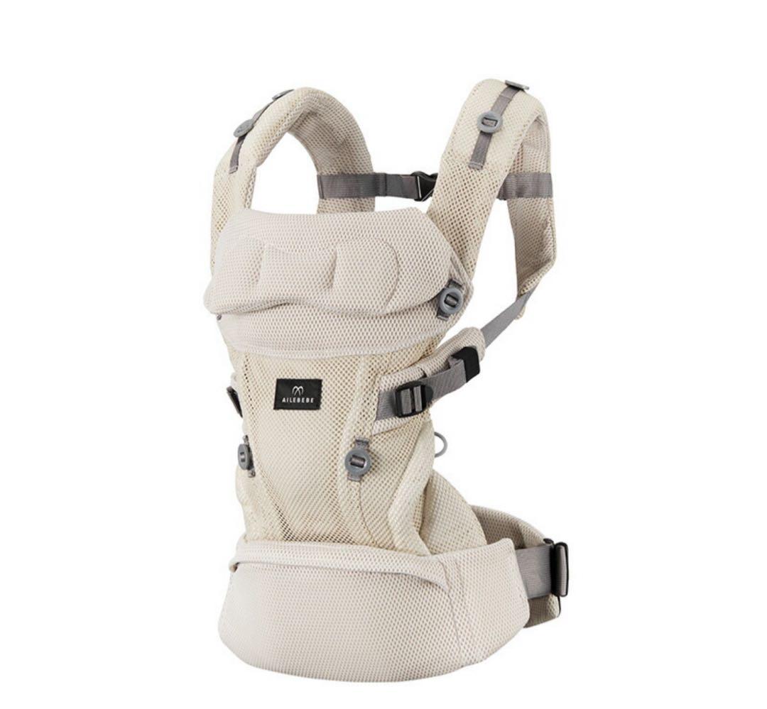 BB902 エールベベ・ベビーキャリア スリー ライトベージュ　抱っこひも
