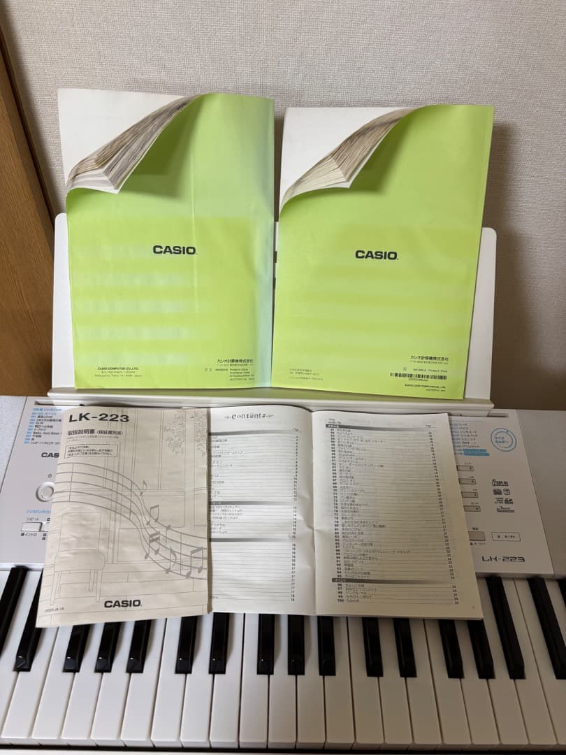 3点セット】CASIO LK-223 電子キーボード (スタンド・椅子付き) - メルカリ