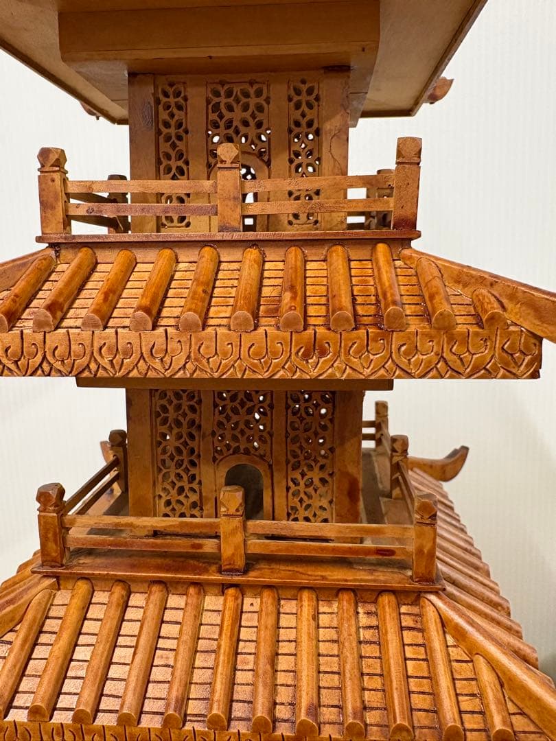 昭和レトロ五重の塔置物（木製）✨【新春お宝雑貨市】✨ | Shop at