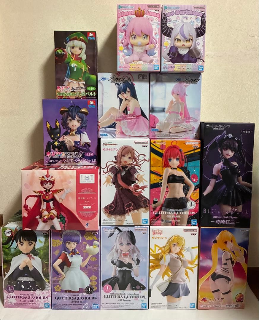 美少女フィギュア 15種セット 学園アイドルマスター デートアライブ など