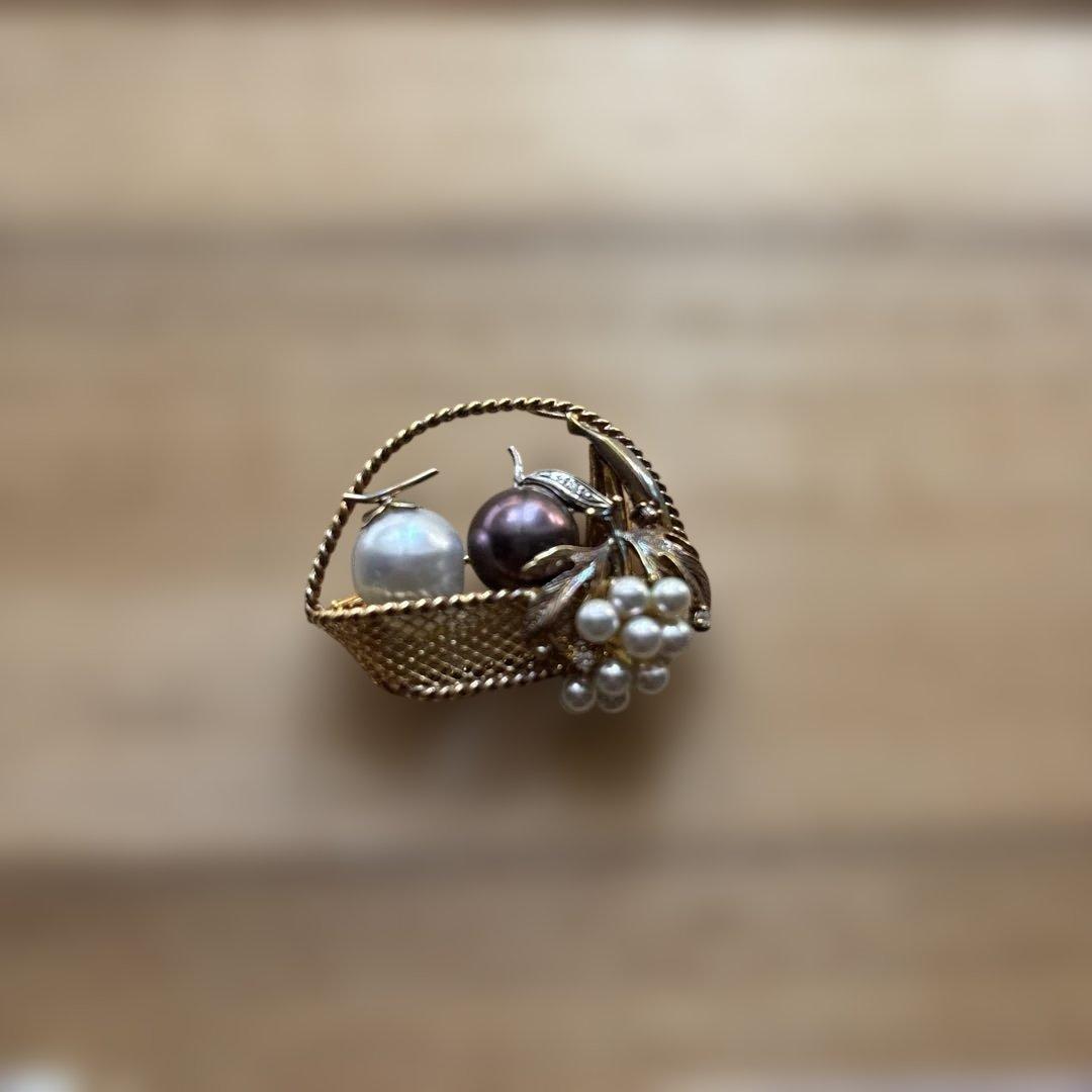 バスケット型パールブローチ パール ブローチ / 23区 | ファッション通販 【公式通販】オンワード