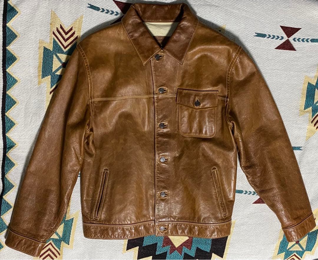 special!!Old GAP 1st type leather jacket - メルカリ