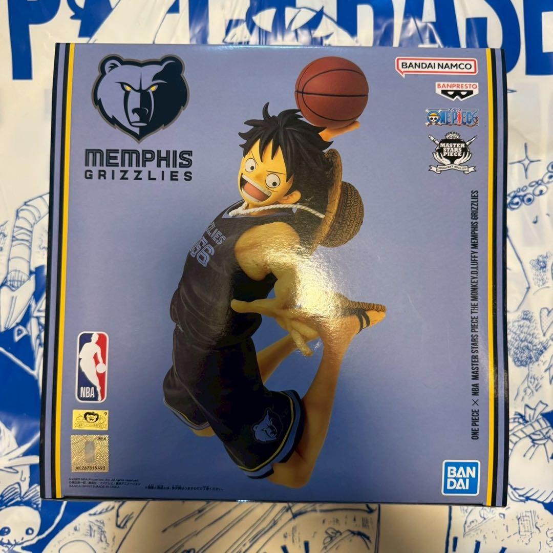 ワンピースベースショップ　NBA グリズリーズ　ルフィ　フィギュア