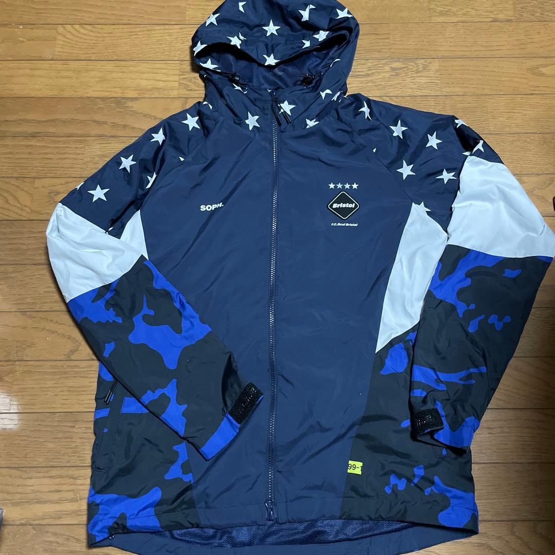 Bristol ナイロンジャケット Mサイズ 星柄 F C R B】F C Real Bristol リバーシブル ナイロンジャケット サテン