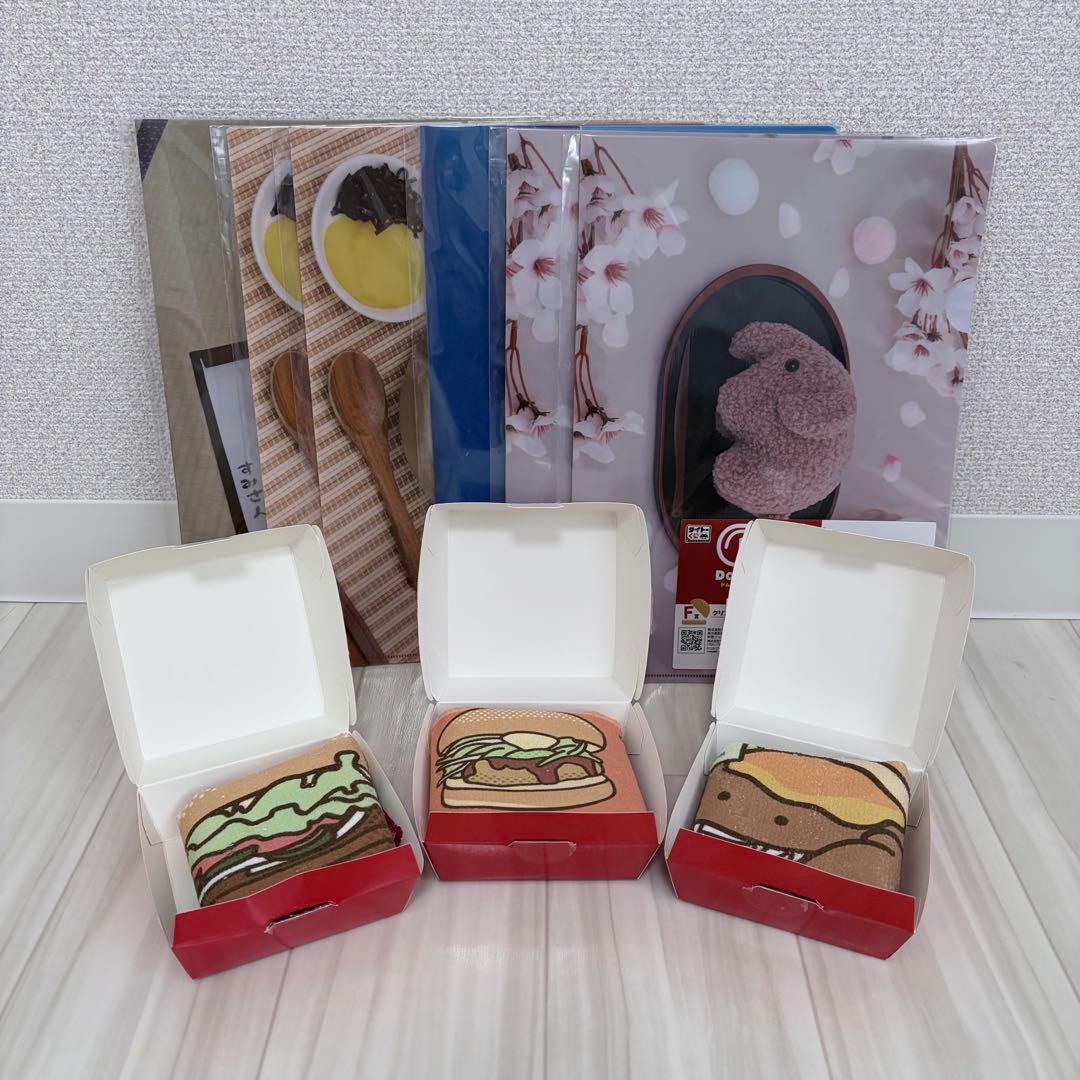 即購入可】タイトーくじ ドムドムハンバーガー 第2弾 E賞 F賞 9点